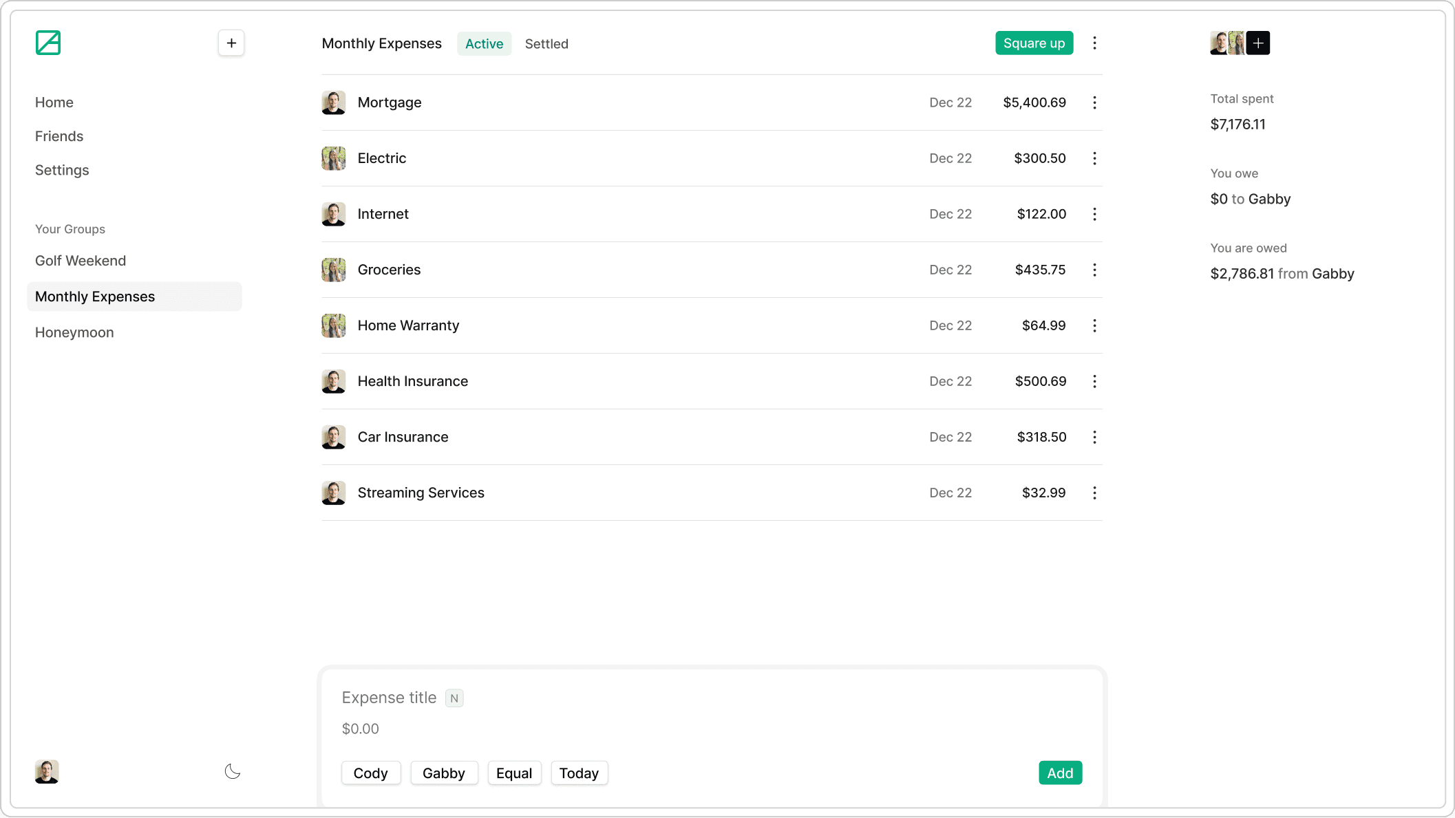 AllSquare UI