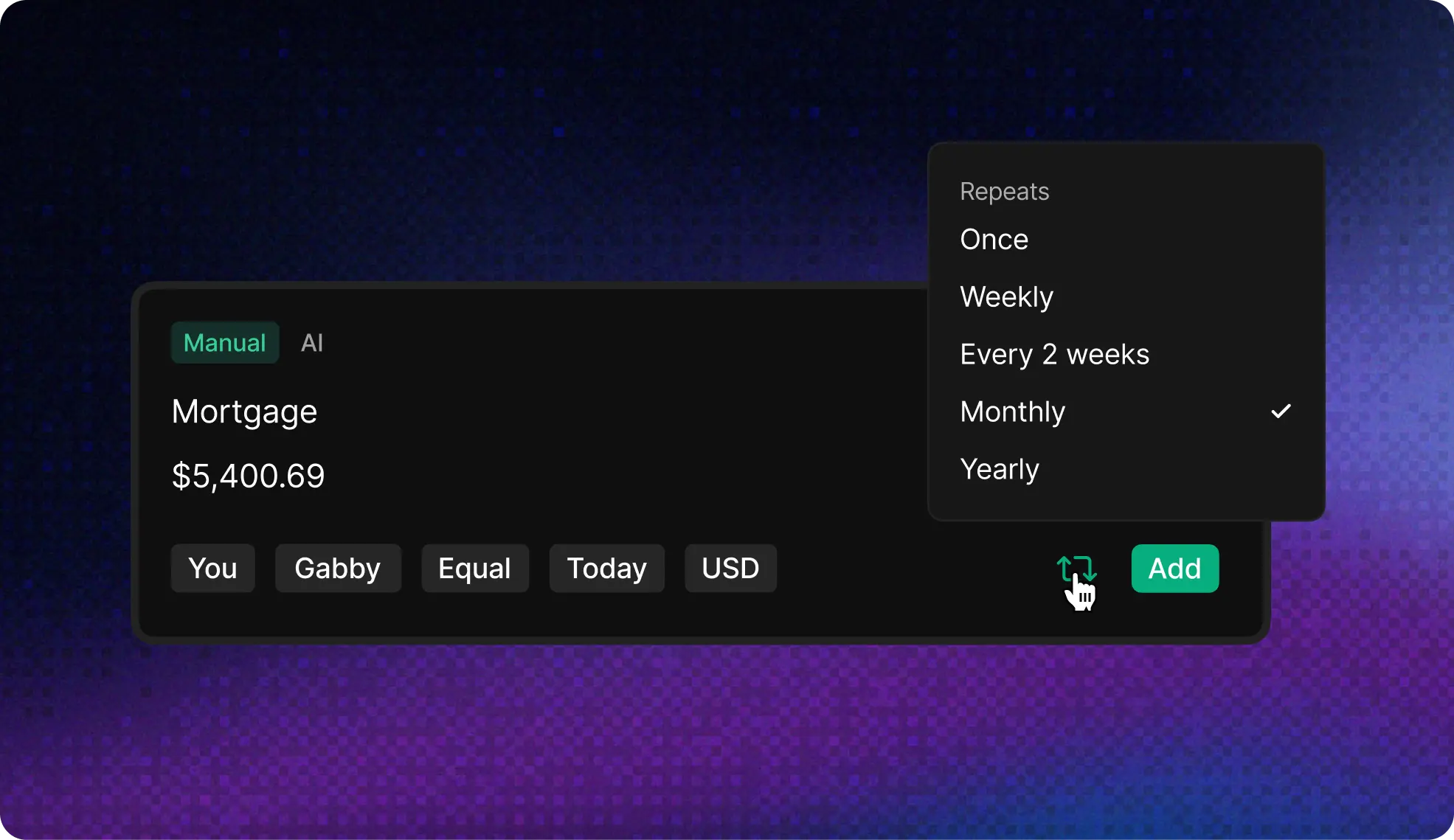 Recurring expenses just landed.